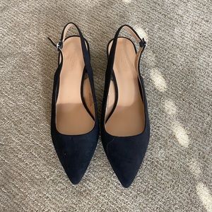 Banana Republic heeled sling-back flats